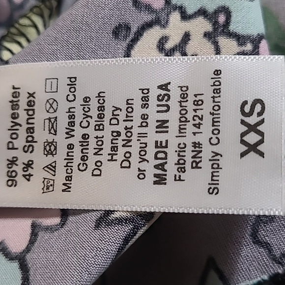 LuLaroe Multi-color Floral Print Marie Maxi Sundress Dress XXS *NEW - Picture 11 of 11